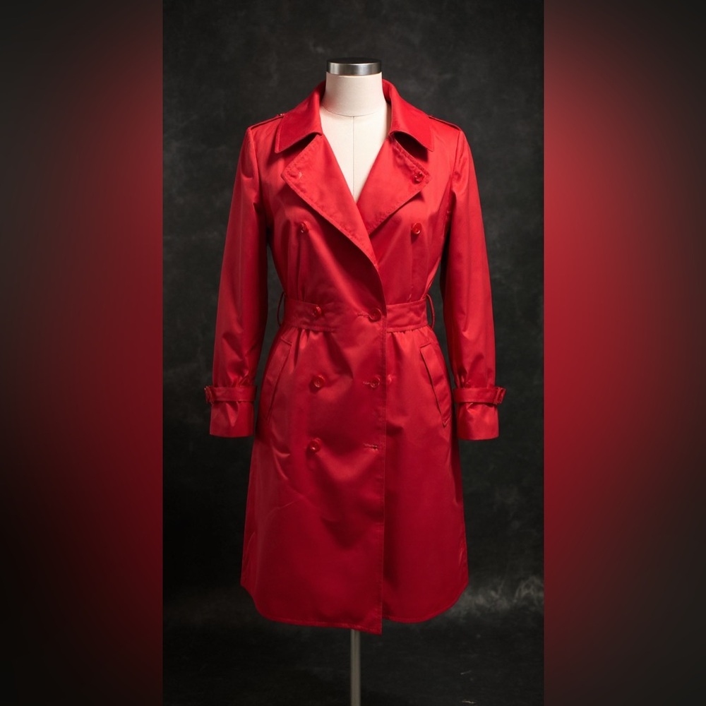 Burberry Scarlet Trench Coat